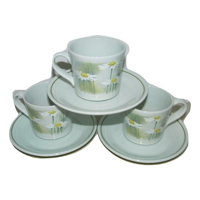 3 Vintage Royal Doulton Daisyfield Teacup Saucer Set 6 Pieces Chairish