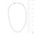 14K White Gold Bezel Set 1.00 Cttw Diamond 11 Station Necklace For Sale In New York - Image 6 of 6