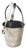 Hammered Silver Ice Bucket With Tongs For Sale