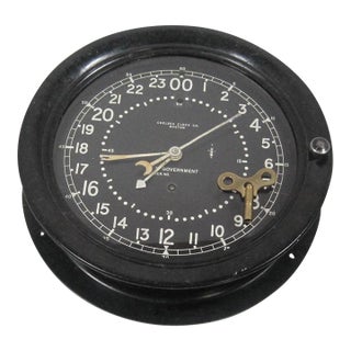 Antique Chelsea Us Government Clock For Sale