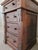 Brown Aesthetic Movement Victorian Era Carved Nightstands / Dressers Late 1800's - A Pair For Sale - Image 8 of 18