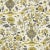 Schumacher Camberwell Vase Print Fabric in Citrine For Sale
