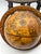 Wood Vintage Italian Zodiac Desk Globe on Dark Wood Stand For Sale - Image 7 of 15
