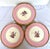 Mid-20th Century Royal Doulton Pink & Gold Scalloped Dinner Plates - Set of 12 For Sale In Dallas - Image 6 of 12