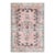 1970s Vintage Turkish Handmade Wool Cotton Pink Area Rug For Sale