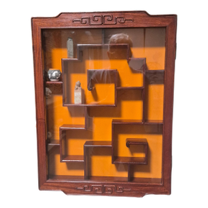 Chinese Shadow Box Display Cabinet ~ Wall Mounted Bogu Jia