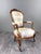 Antique Napoleon III Carved Wooden Armchair For Sale - Image 3 of 12