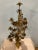 French 19th Century Gilt Brass Floral Altar Candelabra For Sale - Image 3 of 6