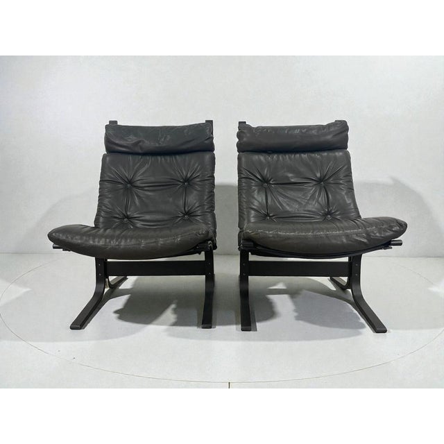 High-Back Siesta Lounge Chairs by Ingmar Relling for Westnofa, Norway, 1960s, Set of 2 For Sale - Image 11 of 11