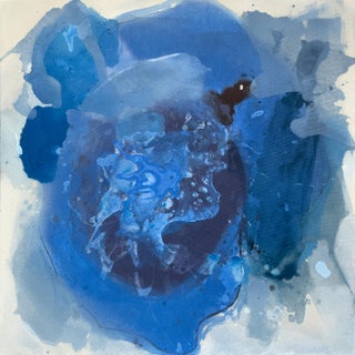 Abstract Blue Textured Wall Art For Sale