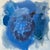 Abstract Blue Textured Wall Art For Sale