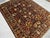 Burgundy Persian-Style Floral Wool Rug, Natural Dyes, 5'9" X 7'9" For Sale - Image 6 of 16