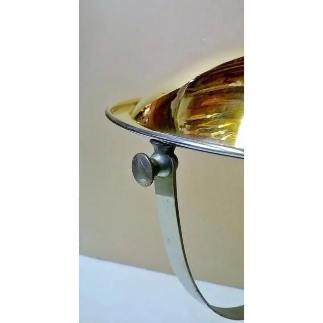 Gardoncini Table Lamp in Brass from Zerowatt,1940s. For Sale - Image 4 of 8