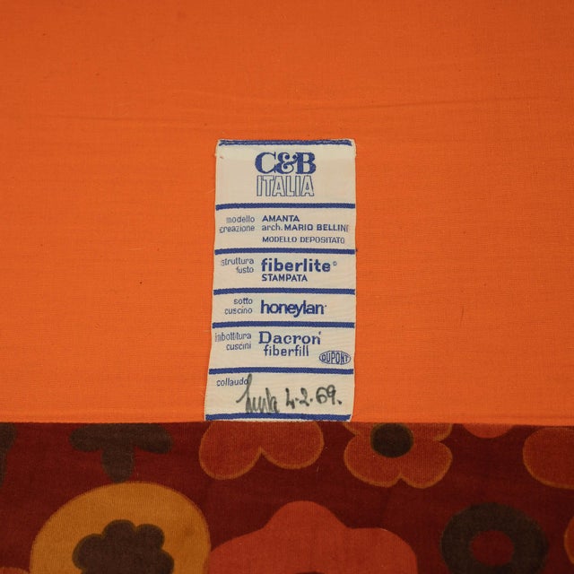 Amanta Sofas by Mario Bellini for C&B Italia, 1969, Set of 3 For Sale - Image 10 of 11