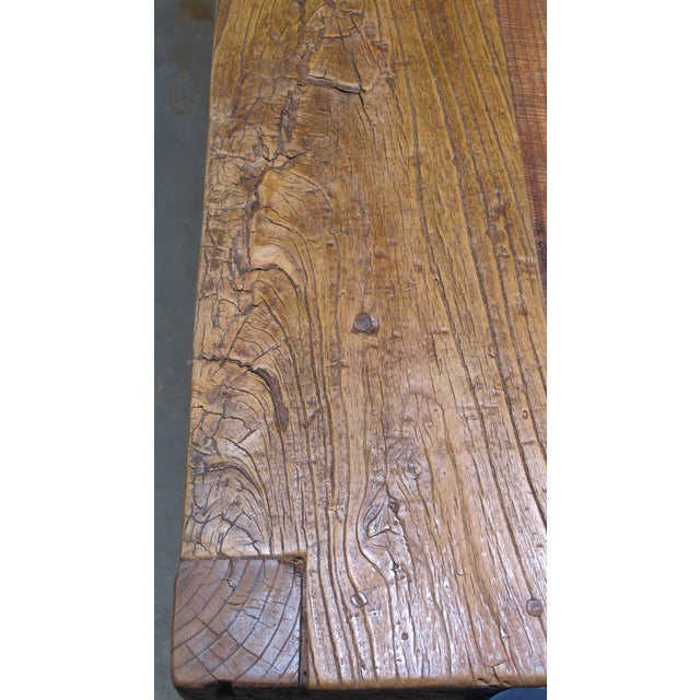 17th Century Rustic 17th Century Elm Sideboard For Sale - Image 5 of 11