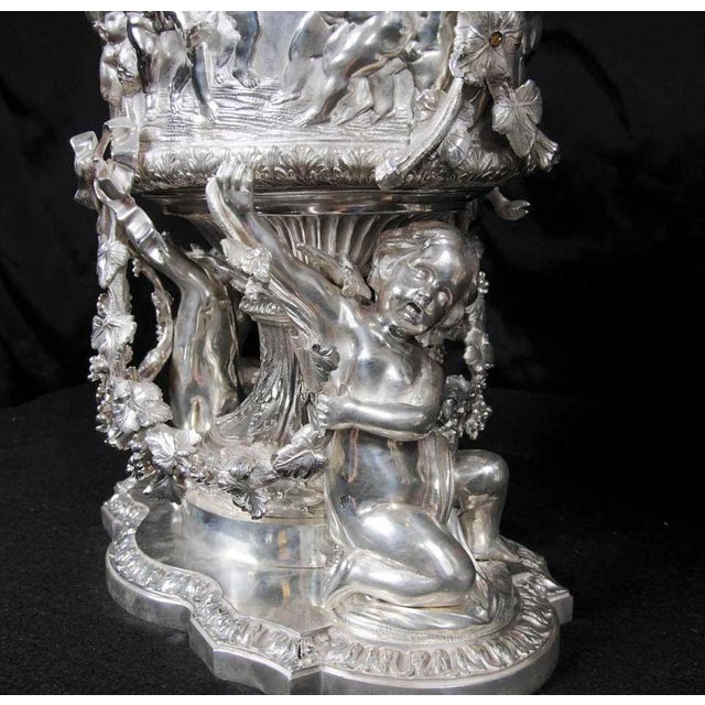 George II Silver Plate CherubUrn Tureen For Sale - Image 9 of 16