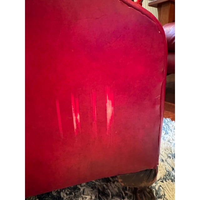 1970s Red Naugahyde Recliner Chair For Sale In Washington DC - Image 6 of 10