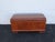 Lane Furniture Lane Art Deco Waterfall Inlay Cedar Chest Blanket Trunk 6619 For Sale - Image 4 of 18