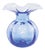 VIETRI Hibiscus Glass Cobalt Bud Vase For Sale