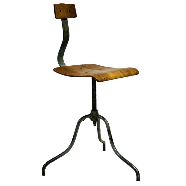 Vintage Industrial Chair, 1950 For Sale