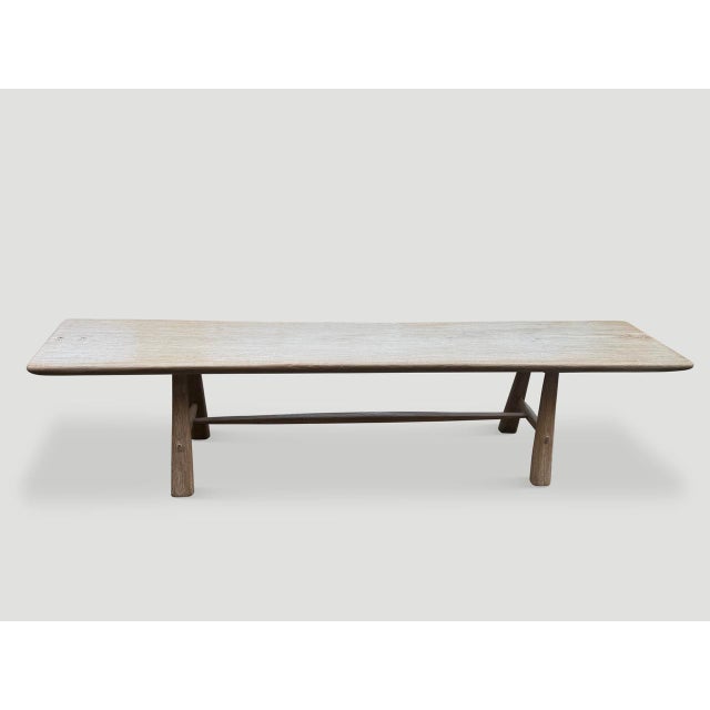 Andrianna Shamaris Impressive Milky Toned Long Console or Dining Table For Sale - Image 11 of 18