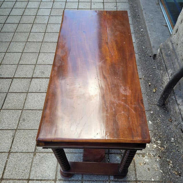 William IV Wooden Console Table, United Kingdom, 1840 For Sale - Image 16 of 18