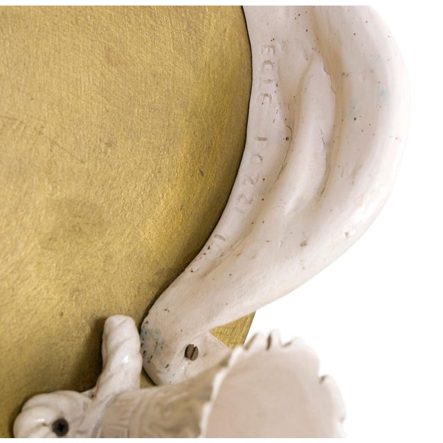 6-Light Ceiling Light in White Egle Pozzi Porcelain, 1963, in Very Good conditions. Designed 1960 to 1969 This piece has...