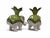 Signed Vintage Scully & Scully Italian Ceramic Elephant Candlestick Holders - A Pair For Sale - Image 4 of 5