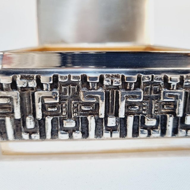 Mid-Century Brutalist Metal Decorative Box, 1960s For Sale - Image 9 of 14