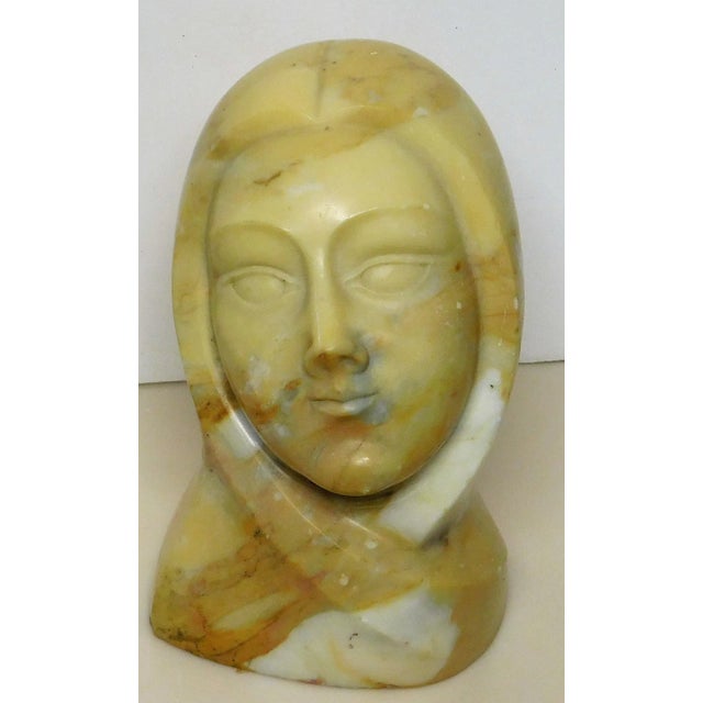 Vintage M Rosandich Art Deco Woman Marble Sculpture For Sale In San Diego - Image 6 of 6