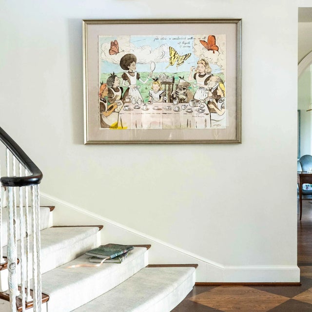 Figurative "Alice's Infinite Looking Glass" Original by Daniel Benayun From the Alice in Wonderland Collection For Sale - Image 3 of 7