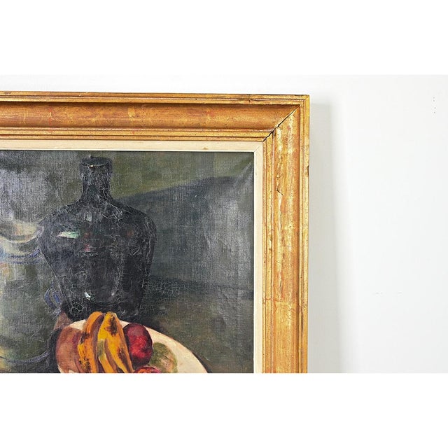 Belgian Early 20th Century Still Life in Gilt Frame For Sale - Image 9 of 12