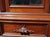 Brown Late 19th Century Victorian Walnut Glazed Library Bookcase With Drawers For Sale - Image 8 of 14
