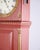 Red Red Painted Bornholm Longcase Clock with Carved Details, 1820s For Sale - Image 8 of 15
