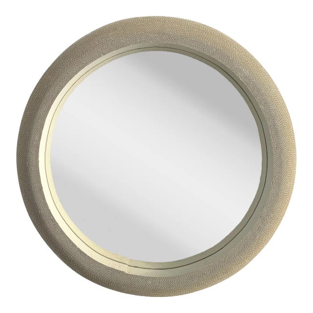 Vintage Corrugated Cardboard Mirror by Flute Chicago For Sale
