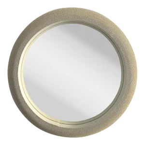 Vintage Corrugated Cardboard Mirror by Flute Chicago