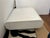 Vintage White Painted Lacquered Linen Wrapped Coffee Table For Sale - Image 12 of 12