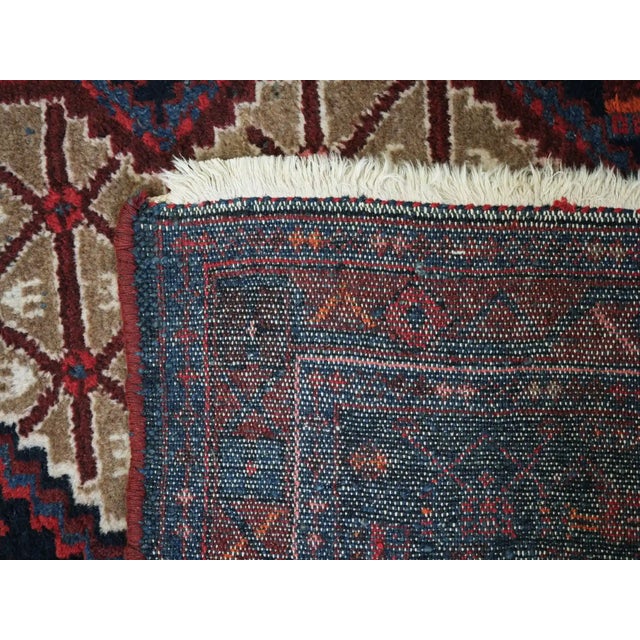 Rug Hamadan in Wool and Cotton For Sale - Image 9 of 10