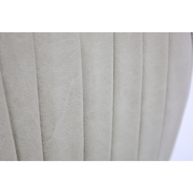 Tan Kelly Wearstler Souffle Ottoman in Rushed Leather For Sale - Image 8 of 8