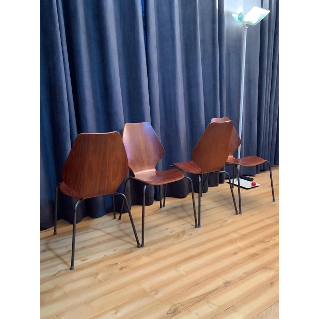 Chairs by Herbert Hirche for Jofy Stalmobler, Denmark, 1950s, Set of 4 For Sale - Image 13 of 16