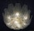 Glass 1960s Amber Graniglia Murano Flush Mount For Sale - Image 7 of 9