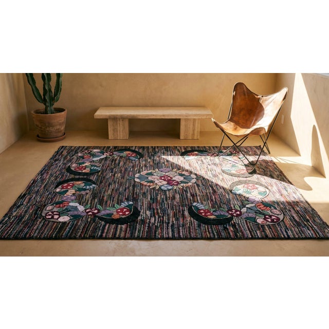 Early 20th Century American Hooked Rug ( 9'1" x 12'3" - 277 x 373 ) For Sale In New York - Image 6 of 8