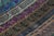 Mid 20th Century Indian Turquoise, Violet & Gold Silk Embroidered Fabric For Sale - Image 11 of 12