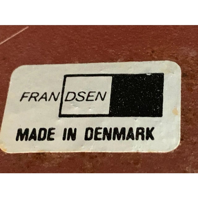 A classic 1970's mint green floor lamp designed by Benny Frandsen for Frandsen Belyshing and made in Denmark ca' 1970....