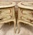 Wood Two Drawers Painted in Light Beige Wood Kidney Nightstands, 1940s, Set of 2 For Sale - Image 7 of 18