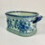 1950s 1950s Vintage Boho Chic Chinoiserie Hollywood Regency Celadon and Blue Foot Bath Catchall For Sale - Image 5 of 14