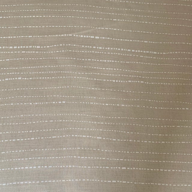 2010s Luru Home Babyteeth in Sesame Linen and Cotton Fabric- 16 Yards For Sale - Image 5 of 10