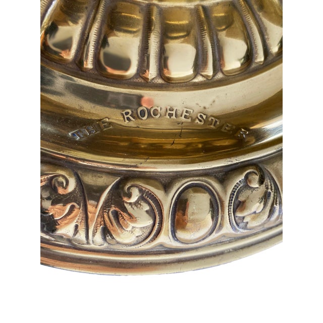Antique Rochester Brass Hanging Lantern For Sale - Image 9 of 14