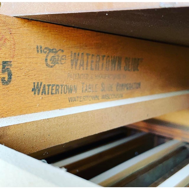 Presenting the “Watertown Slide”- a beautiful vintage buffet-style dining table with hidden leaf pieces. Perfect for...