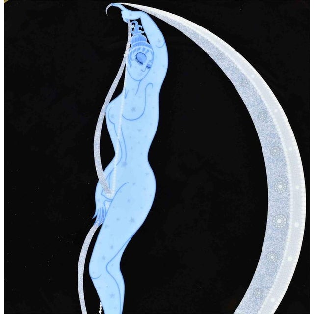 D plate - the alphabet is a beautiful color ceramic plate realized after erté in 1986, as the back of each plate reports....